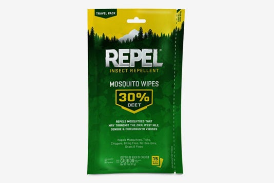 Repel Sportsmen Mosquito Repellent Wipes.